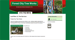 Desktop Screenshot of forestcitytreecareil.com
