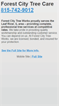 Mobile Screenshot of forestcitytreecareil.com
